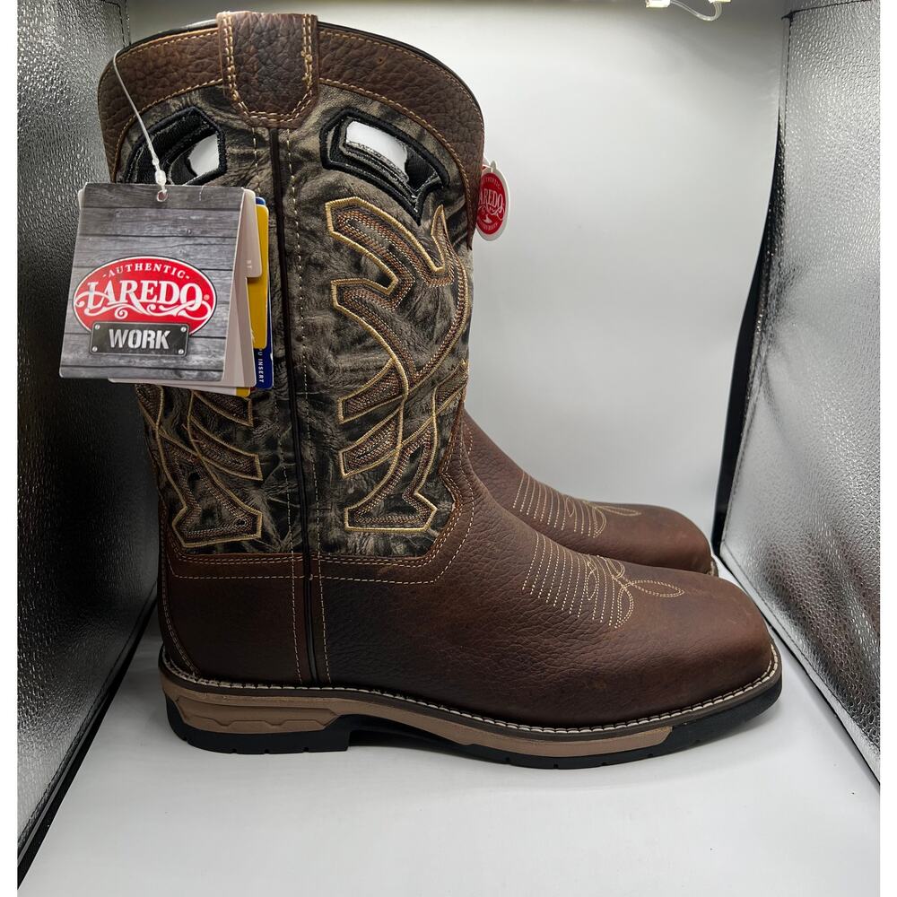 Laredo Men's Extra Wide Boots Size 11 M - Picture 3 of 12